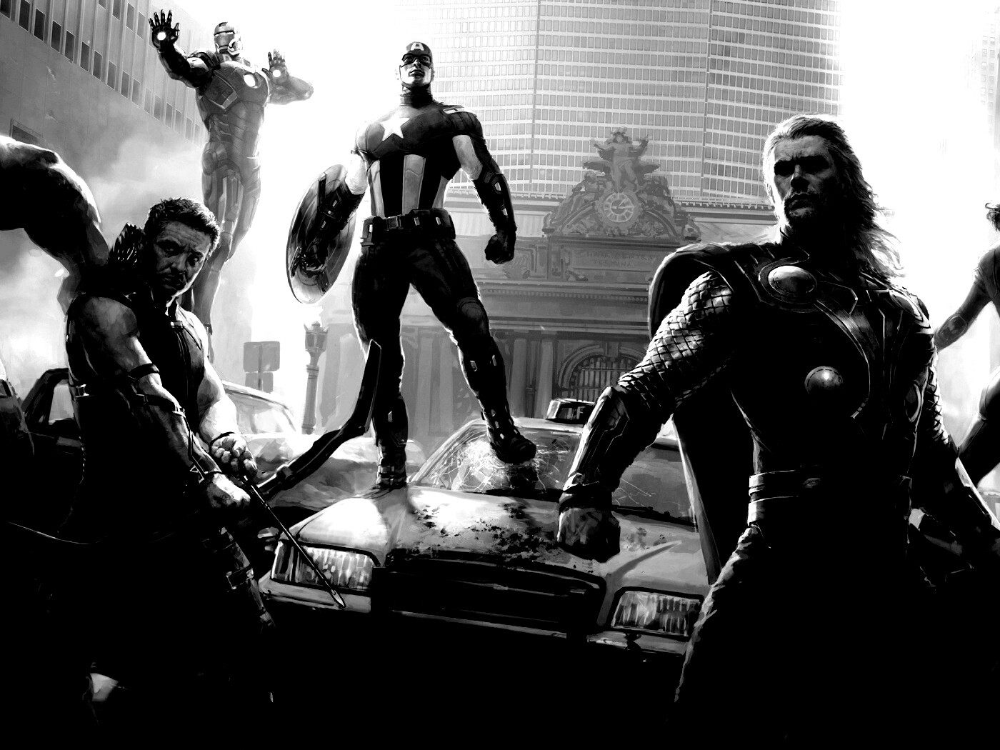 Арт к фильму Мстители обои