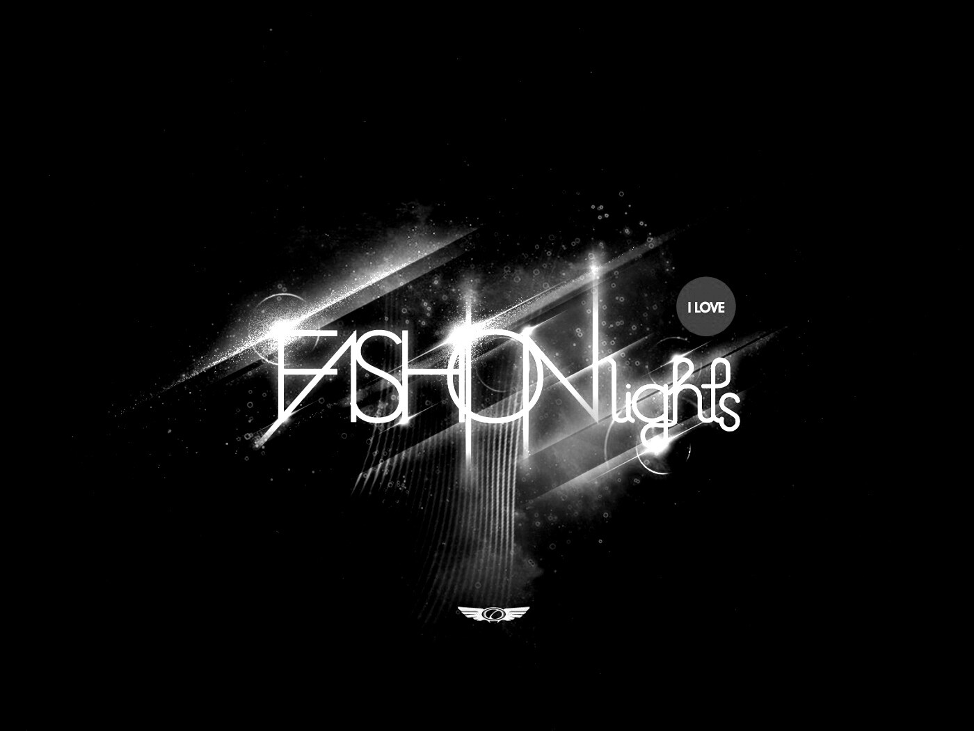 I love fashion lights обои