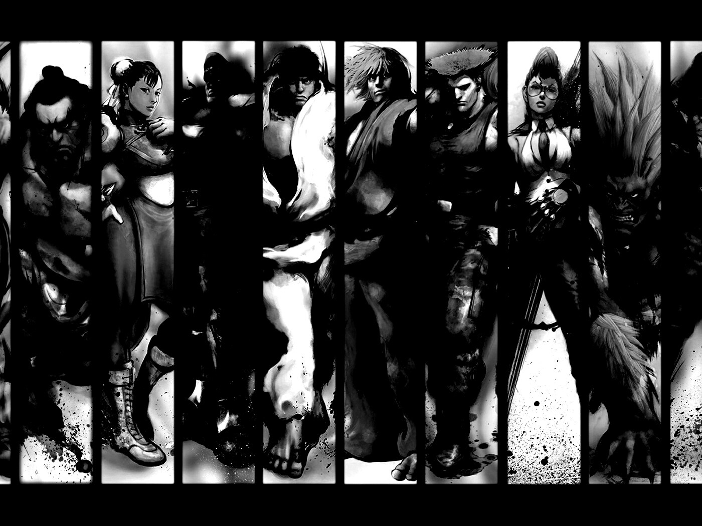 Герои игры Street FIghter обои