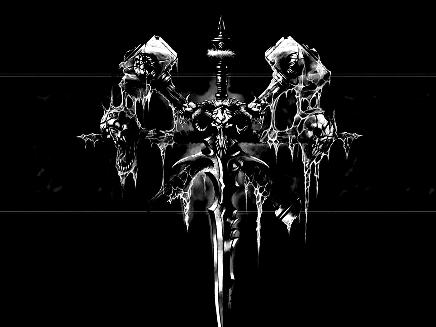 Логотип WarCraft Frothen Throne обои