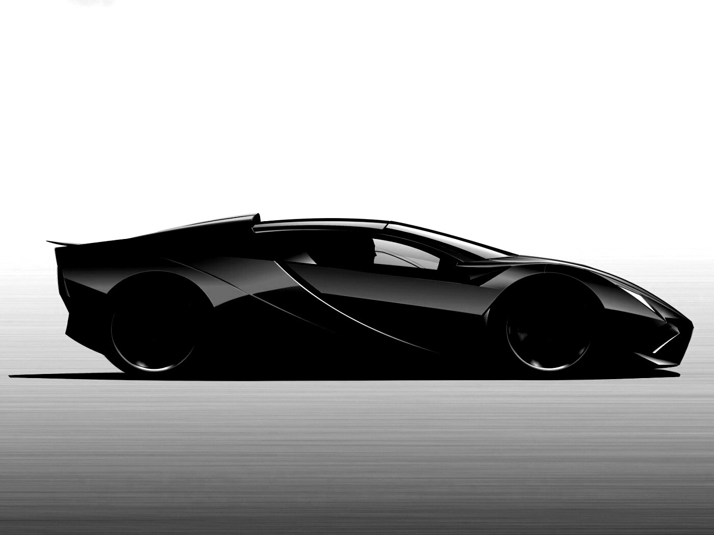 Скетч lamborghini  обои