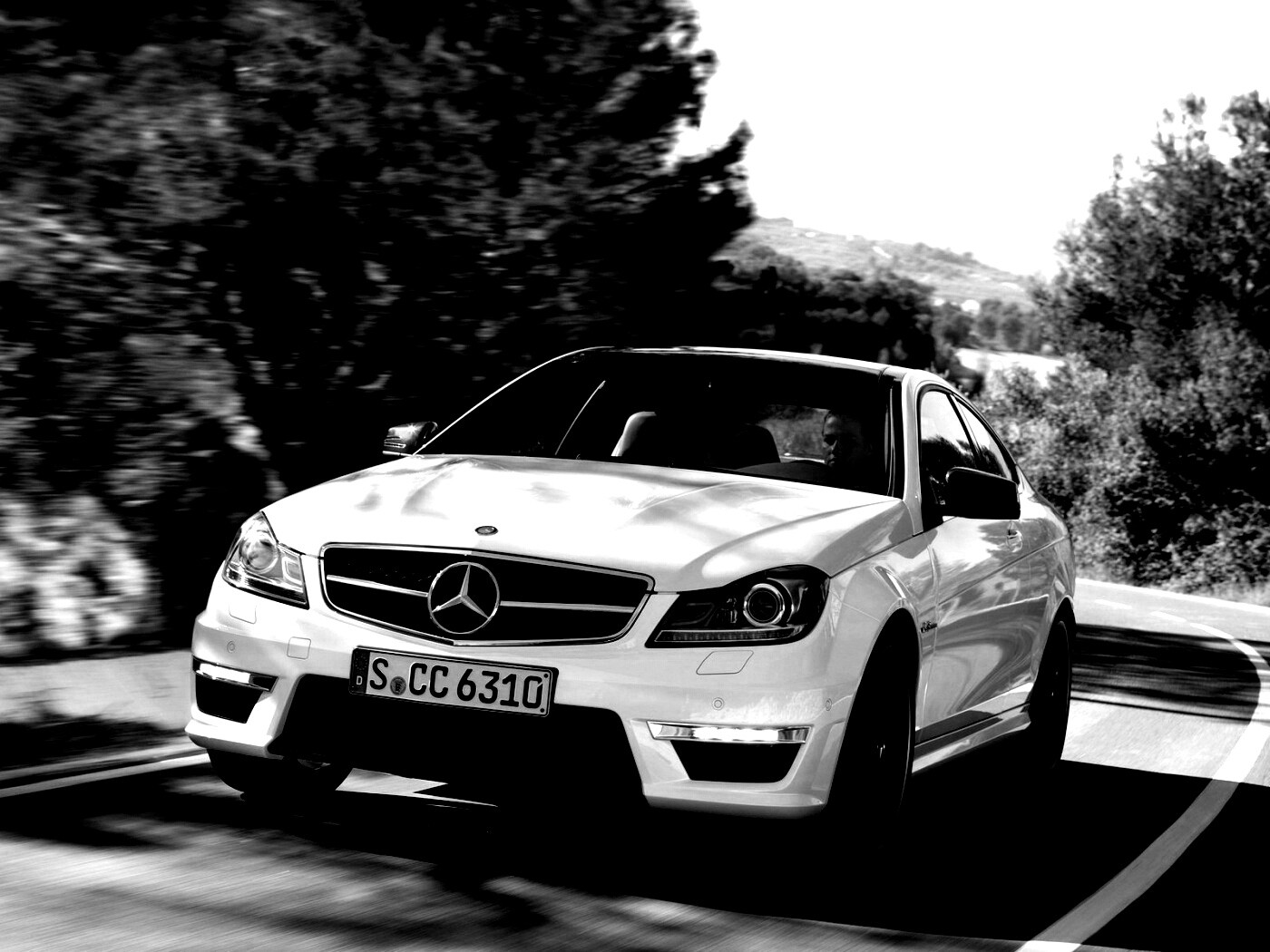 Mercede C63 обои