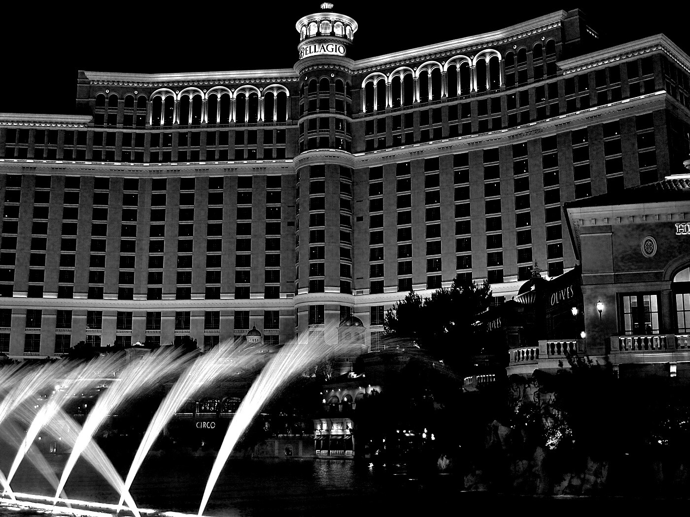 Казино Bellagio в Лас-Вегасе обои