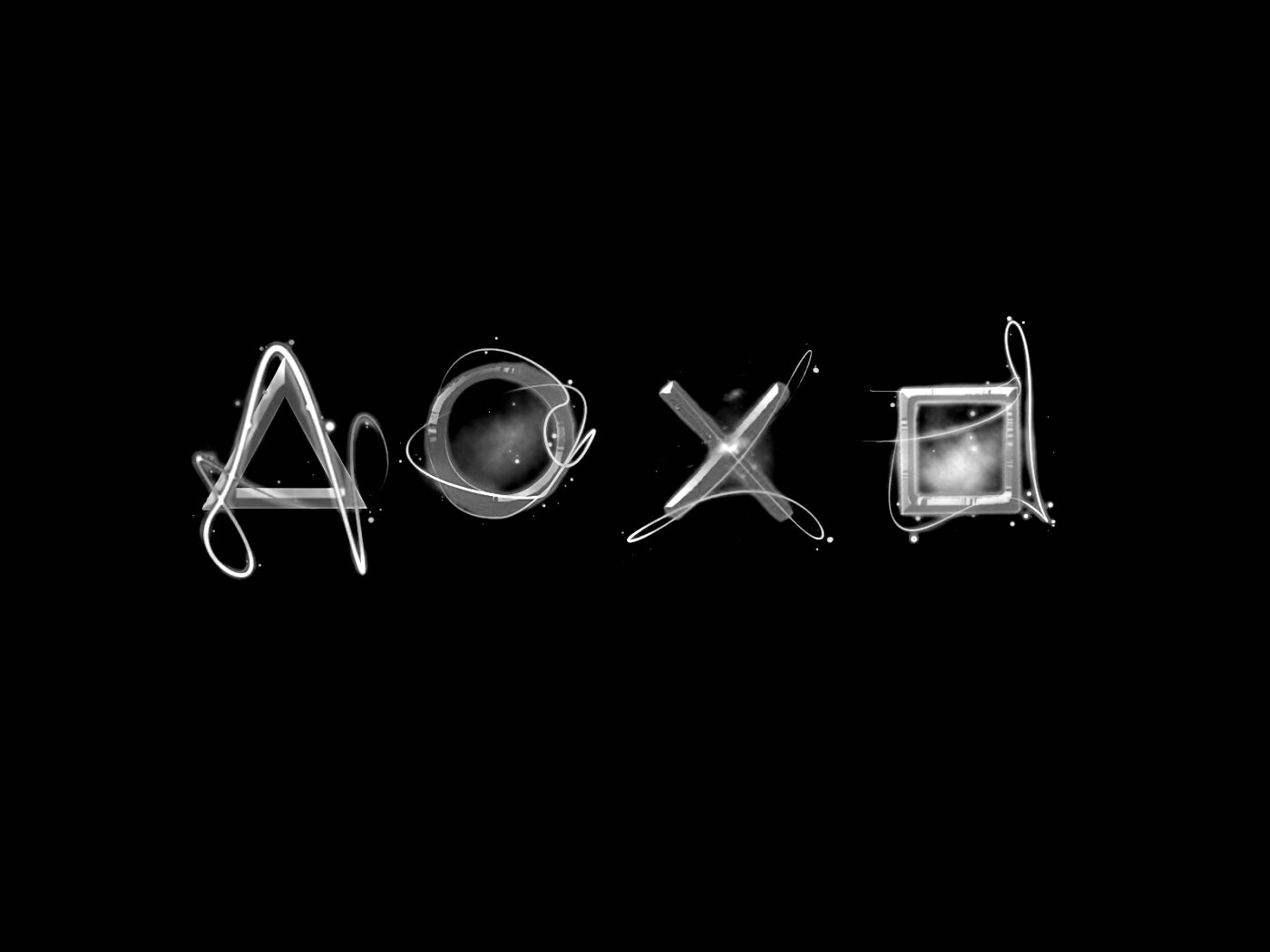 Кнопки контроллера Playstation обои