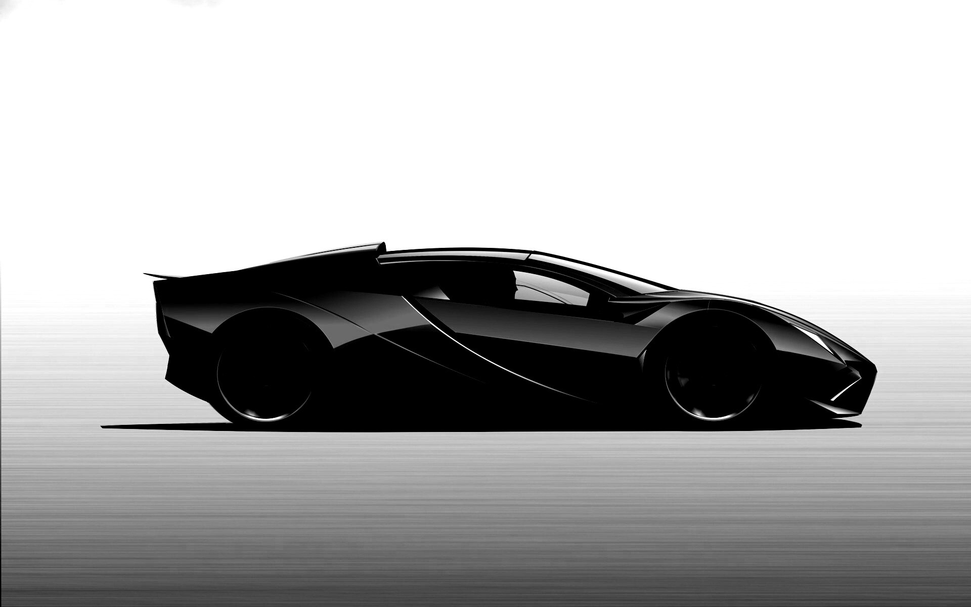 Скетч lamborghini  обои