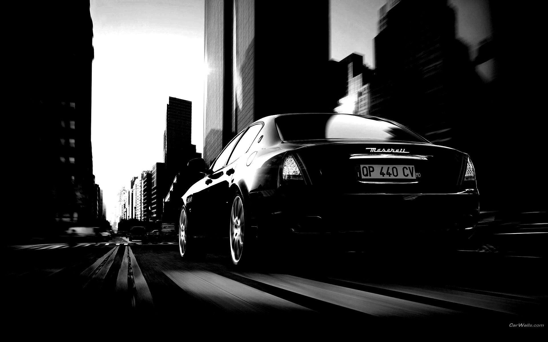 Maserati Quattroporte в городе обои
