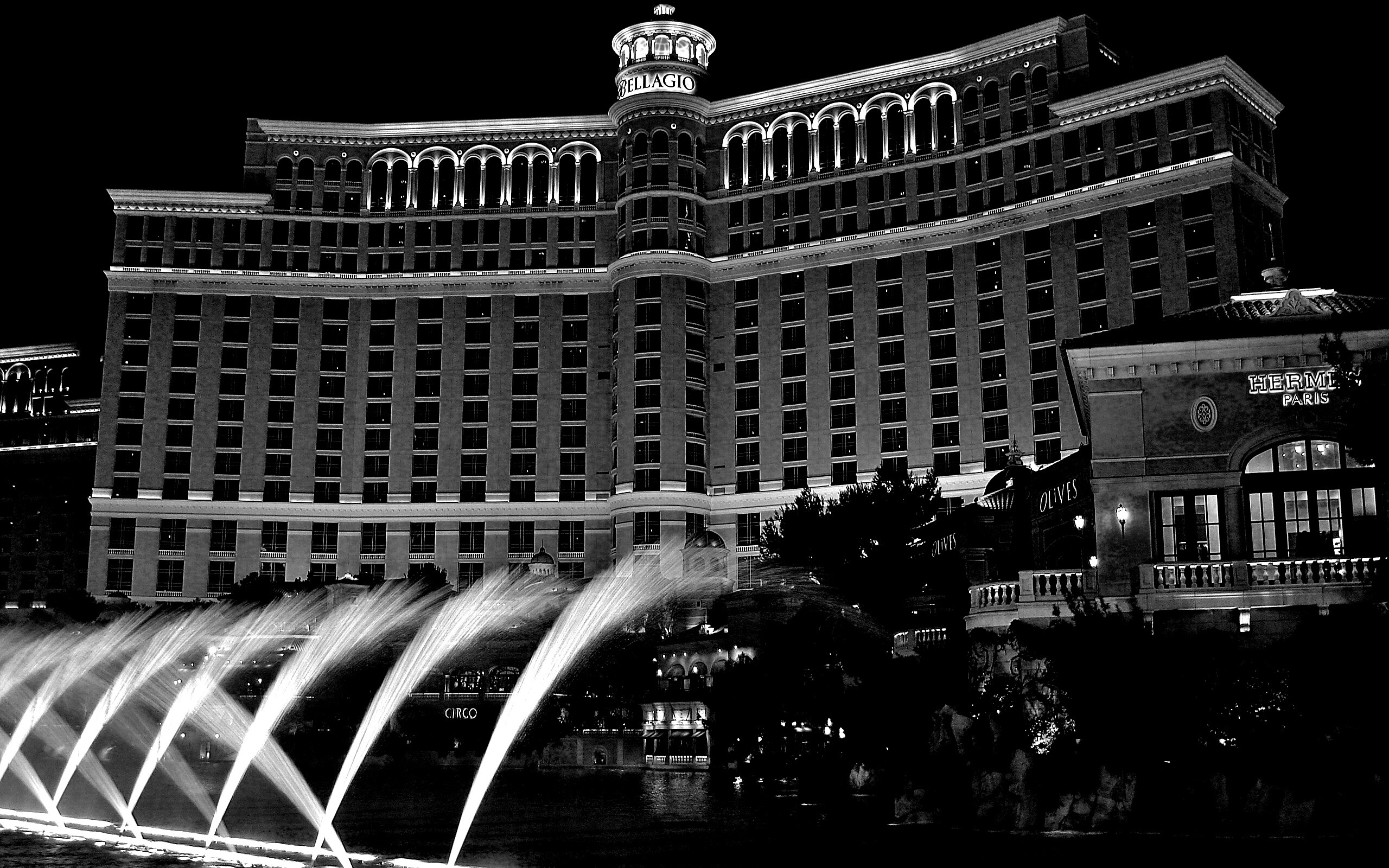 Казино Bellagio в Лас-Вегасе обои