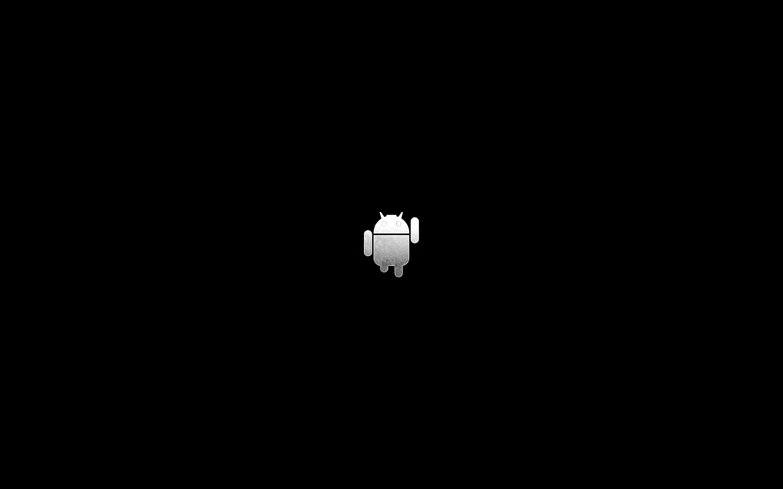 Логотип Android на зеленом фоне обои