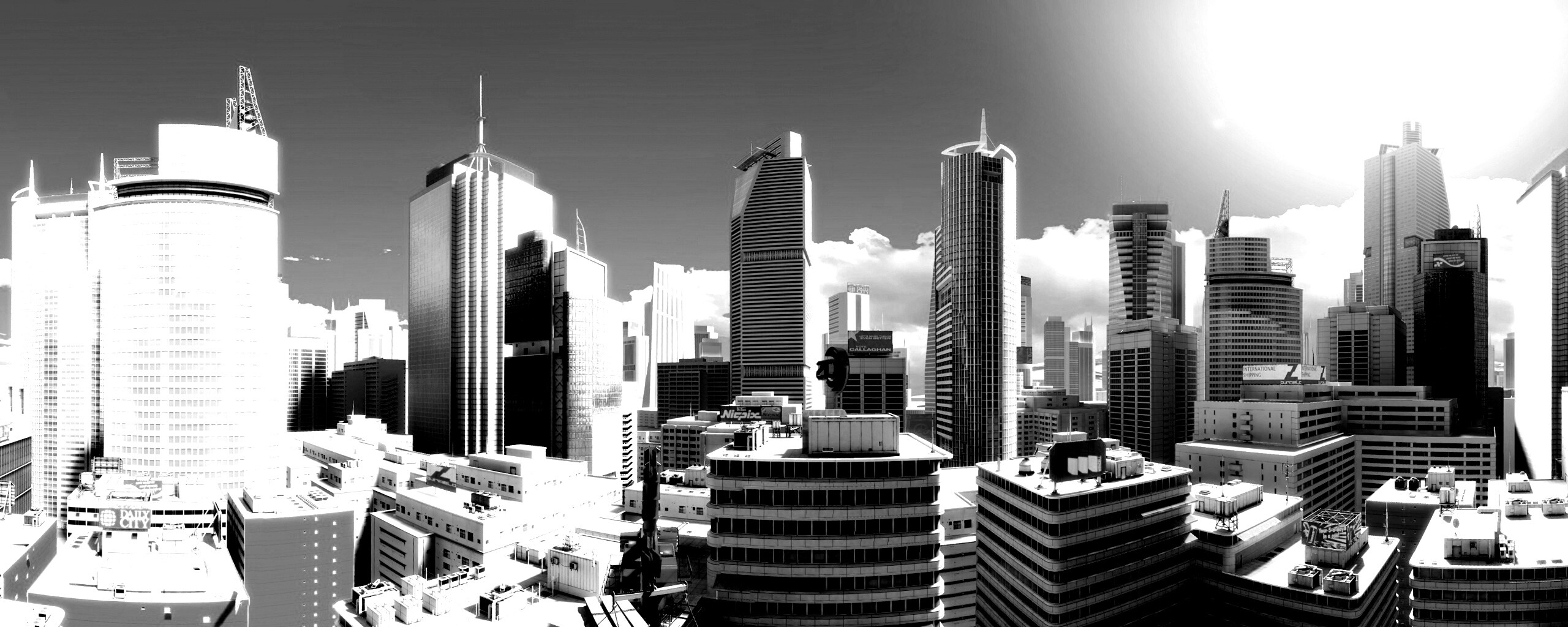 Город Mirrors Edge обои