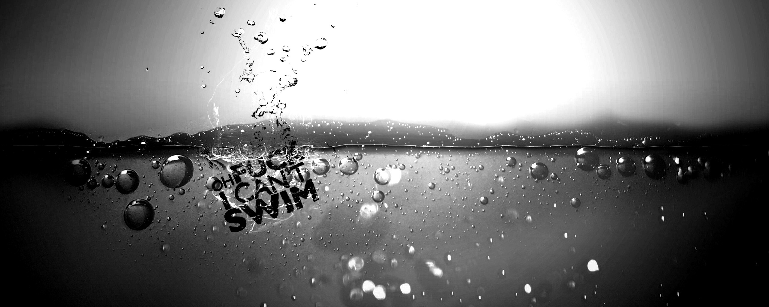 Oh fuck i cant swim обои
