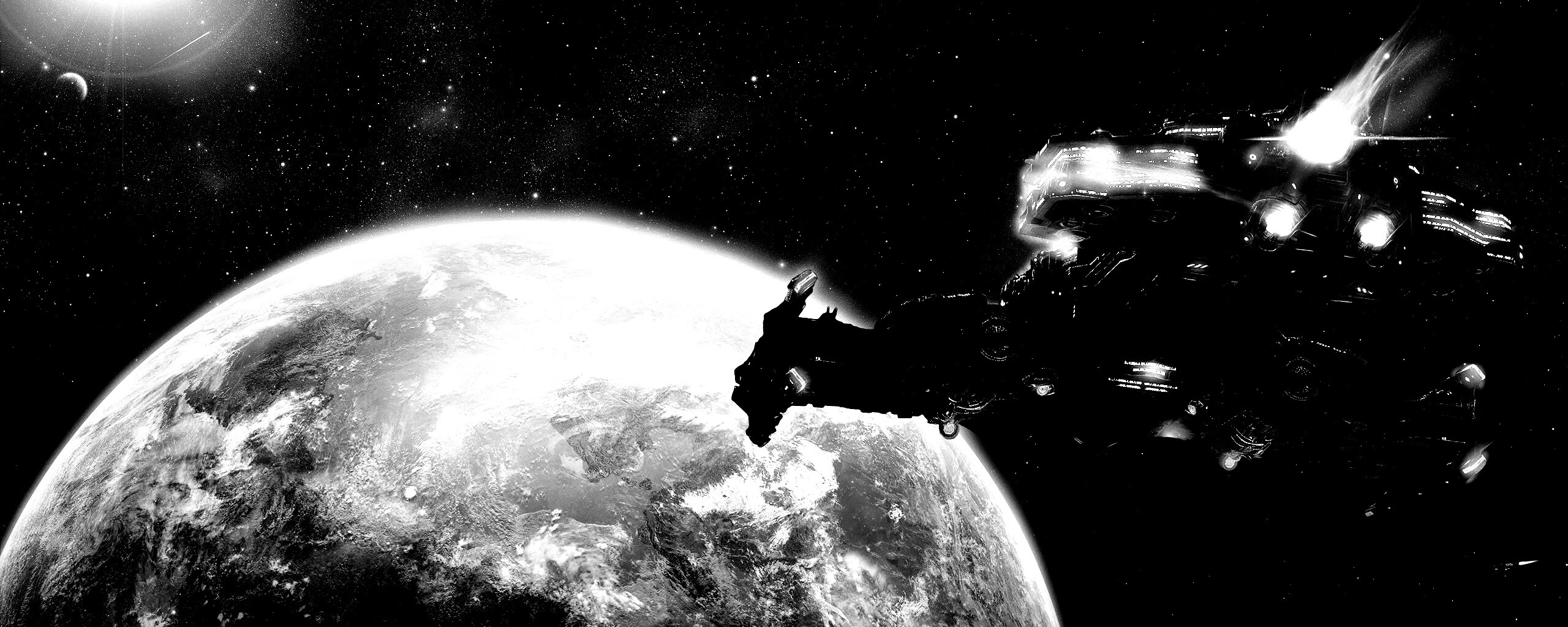 Hyperion летит к земле обои
