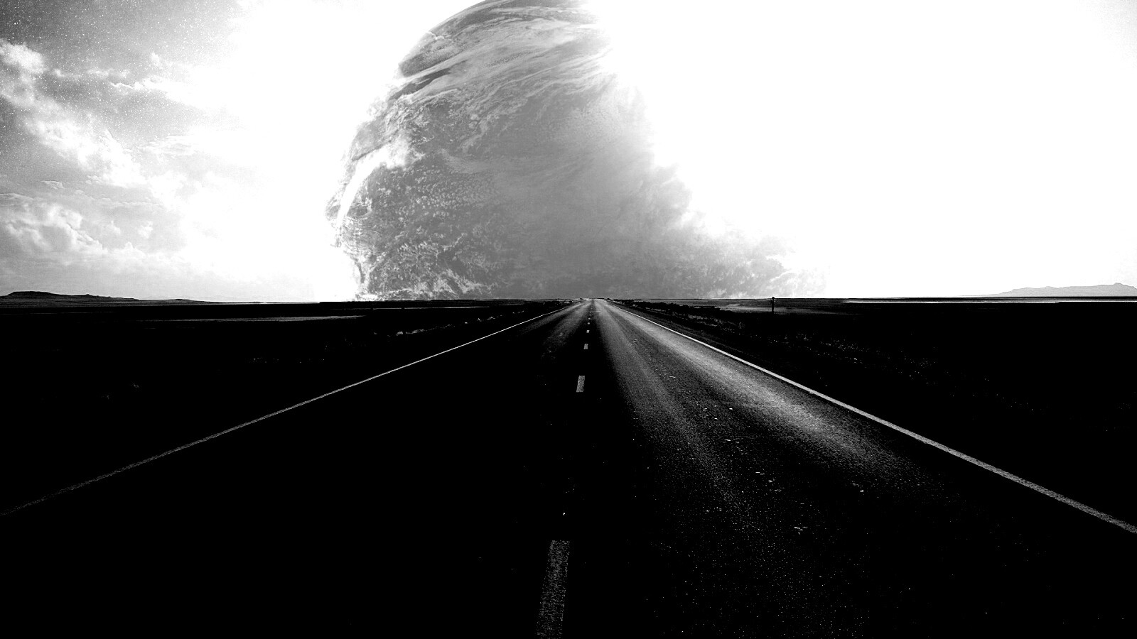 Дорога в луну обои