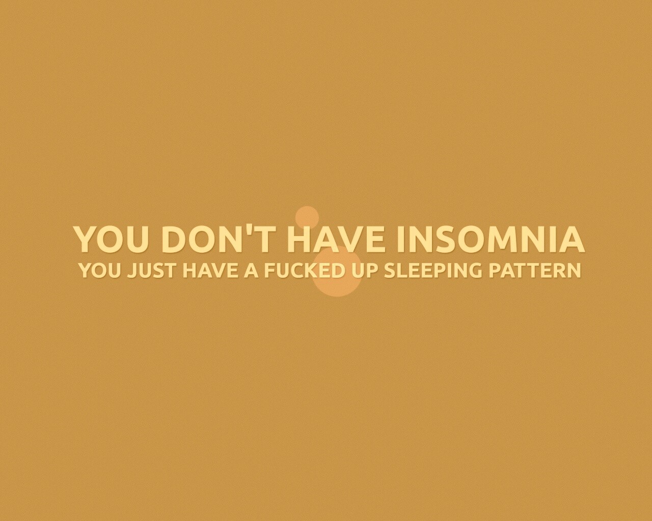 You don't have insomnia обои