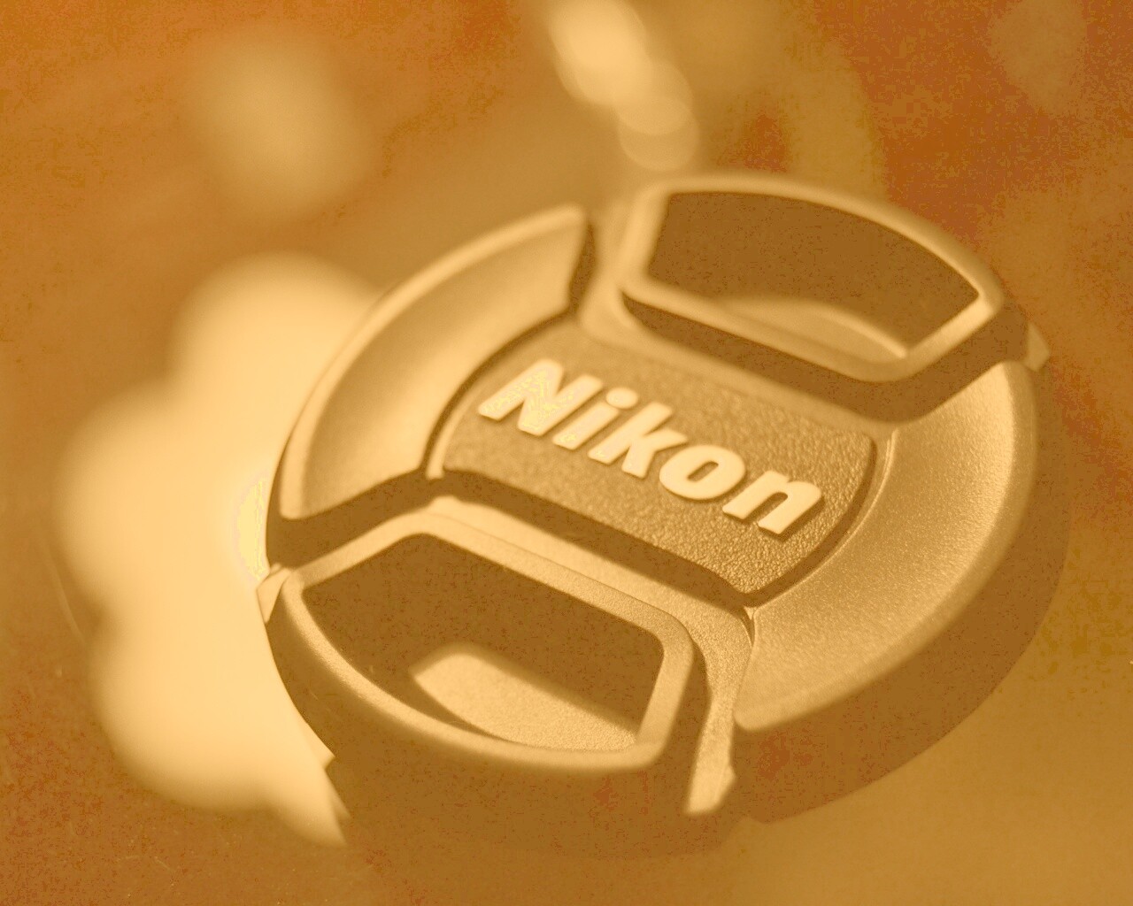 Крышечка от объектива Nikon обои