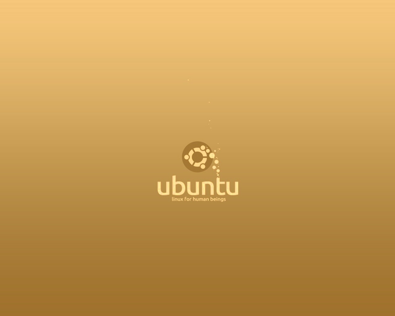 Логотип Ubuntu обои