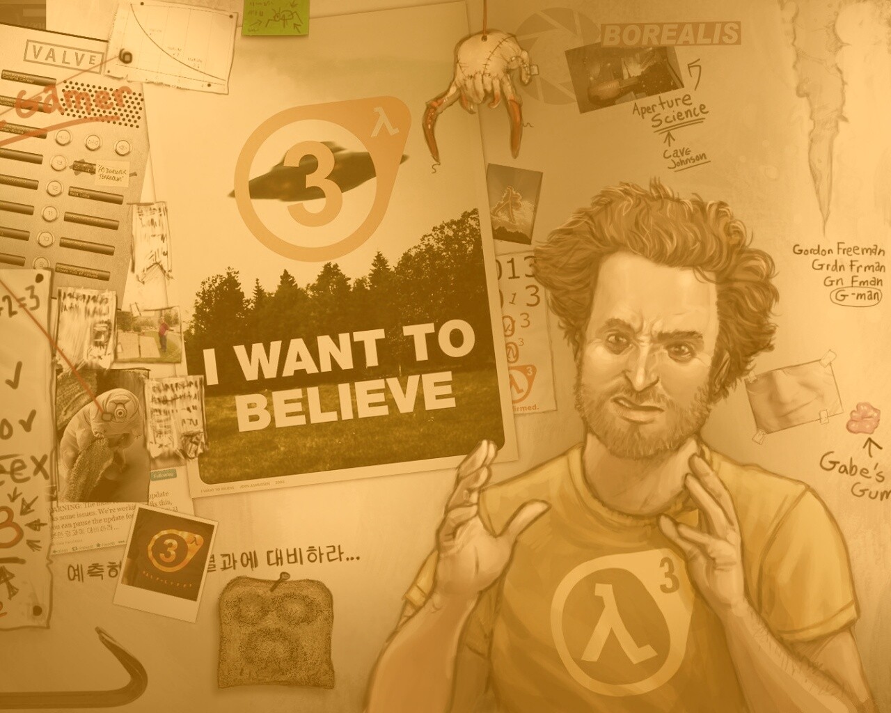 Half Life 3 - I want to believe обои
