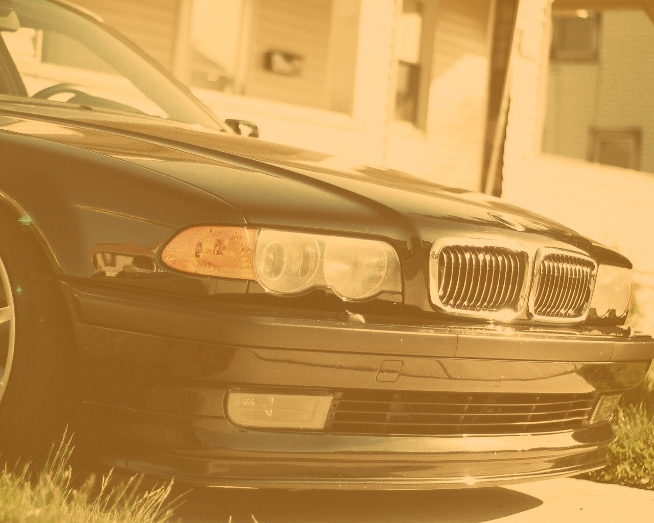 BMW e38 обои