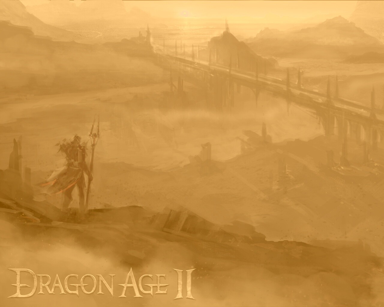 Пейзаж Dragon Age обои