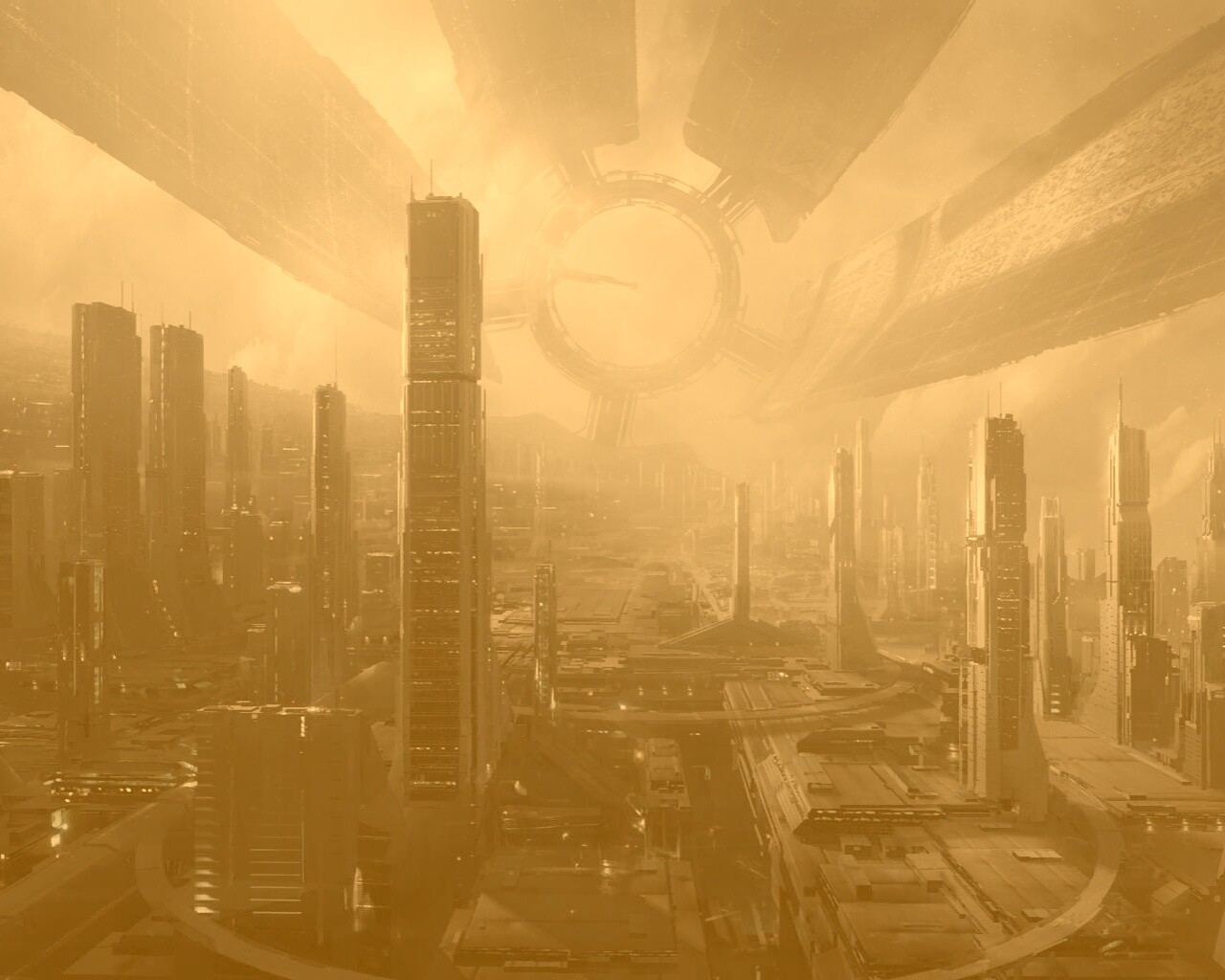 Цитадель из Mass Effect обои
