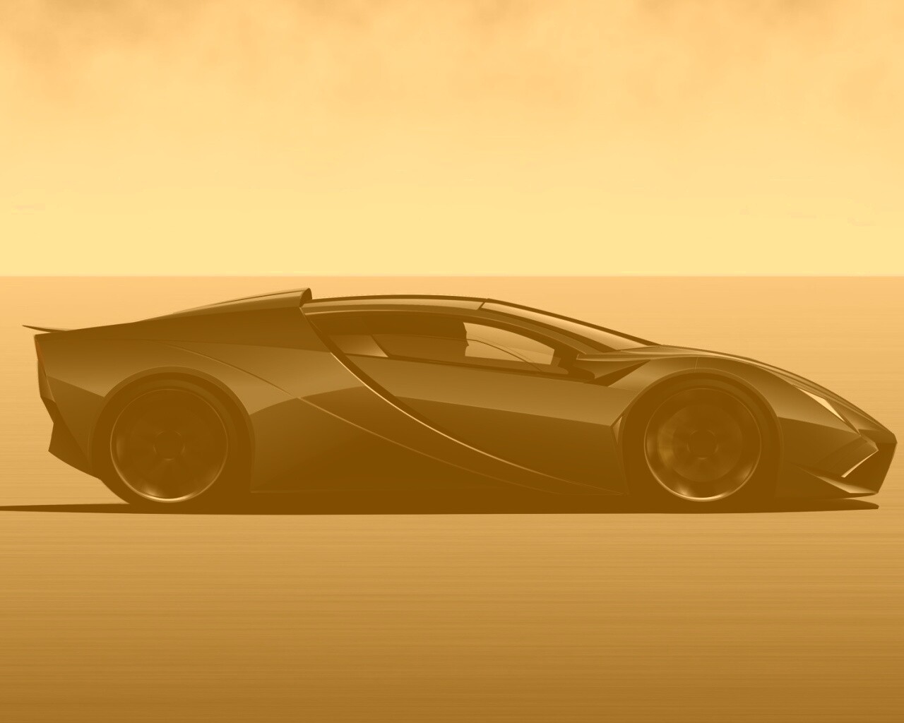 Скетч lamborghini  обои