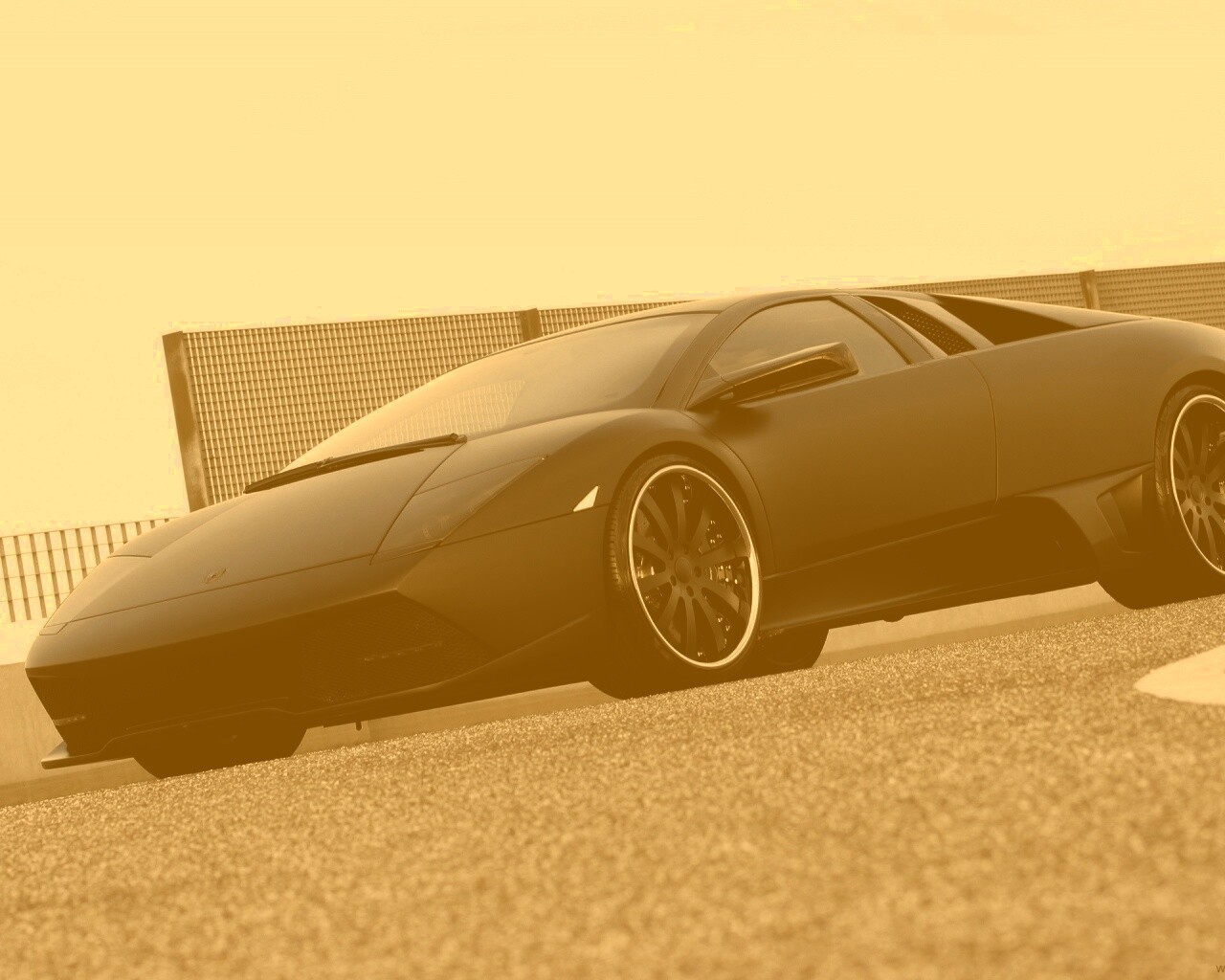 Lamborghini Reventon черного цвета обои