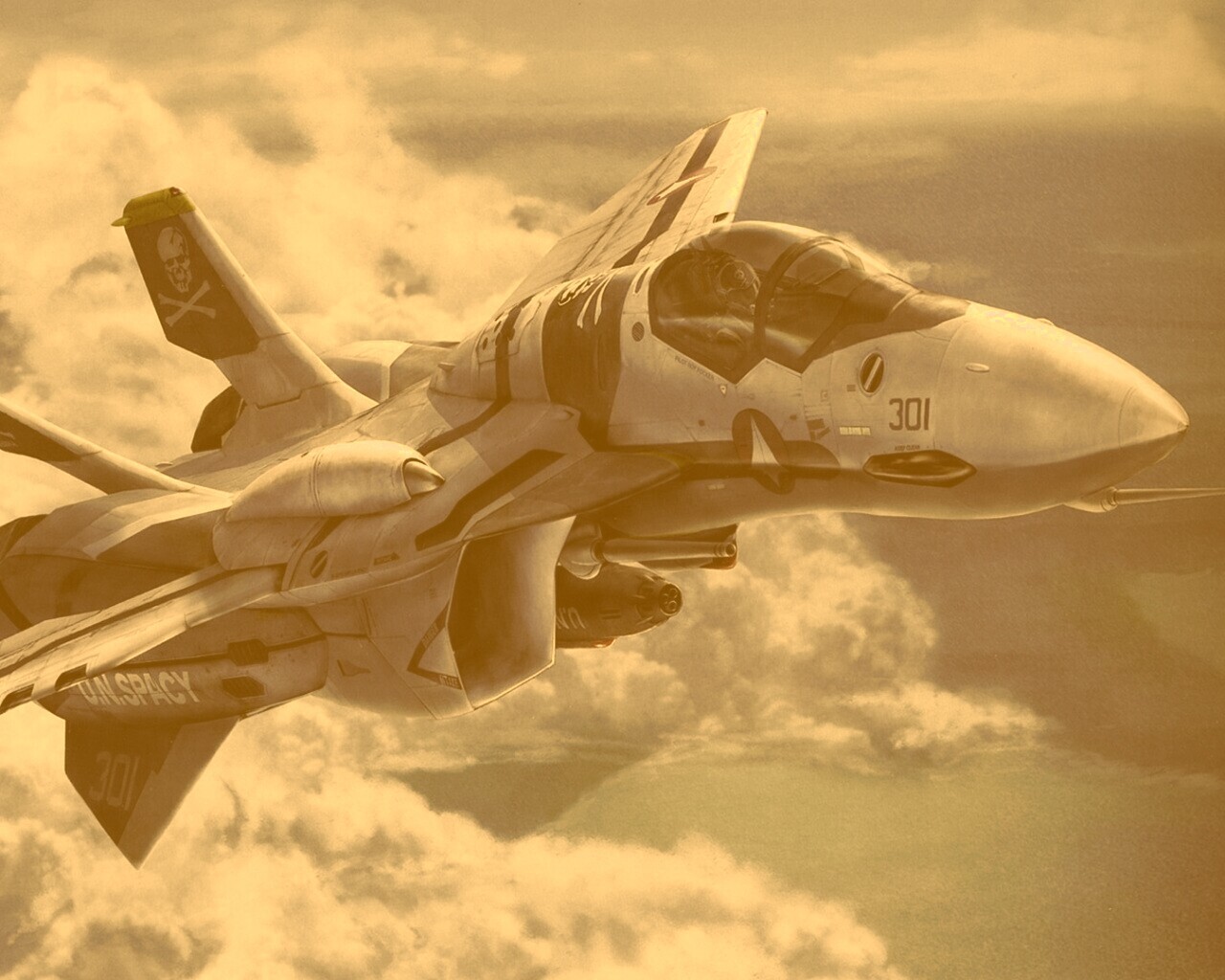 UN Spacy Fighter обои