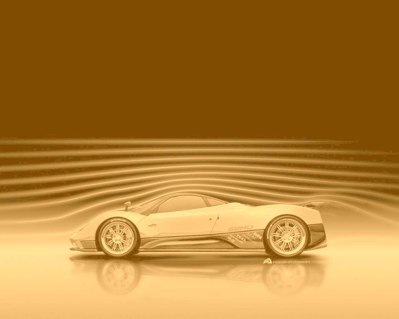 Аэродинамика Pagani Zonda обои
