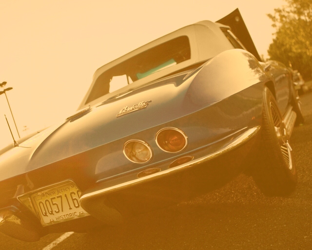 Ретро Chevrolet Corvette обои