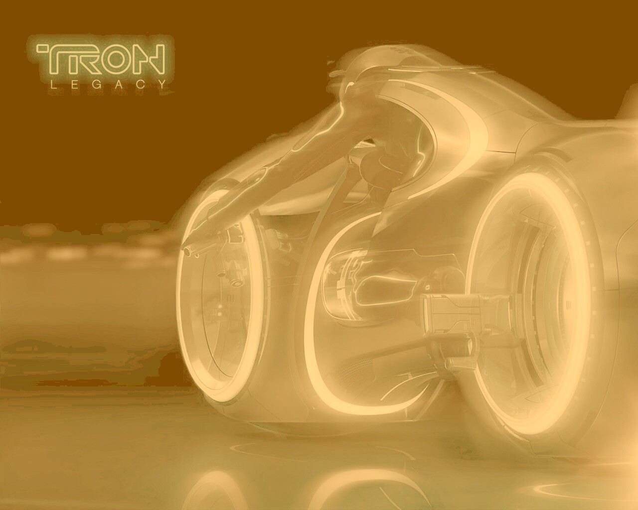 Светоцикл из TRON обои