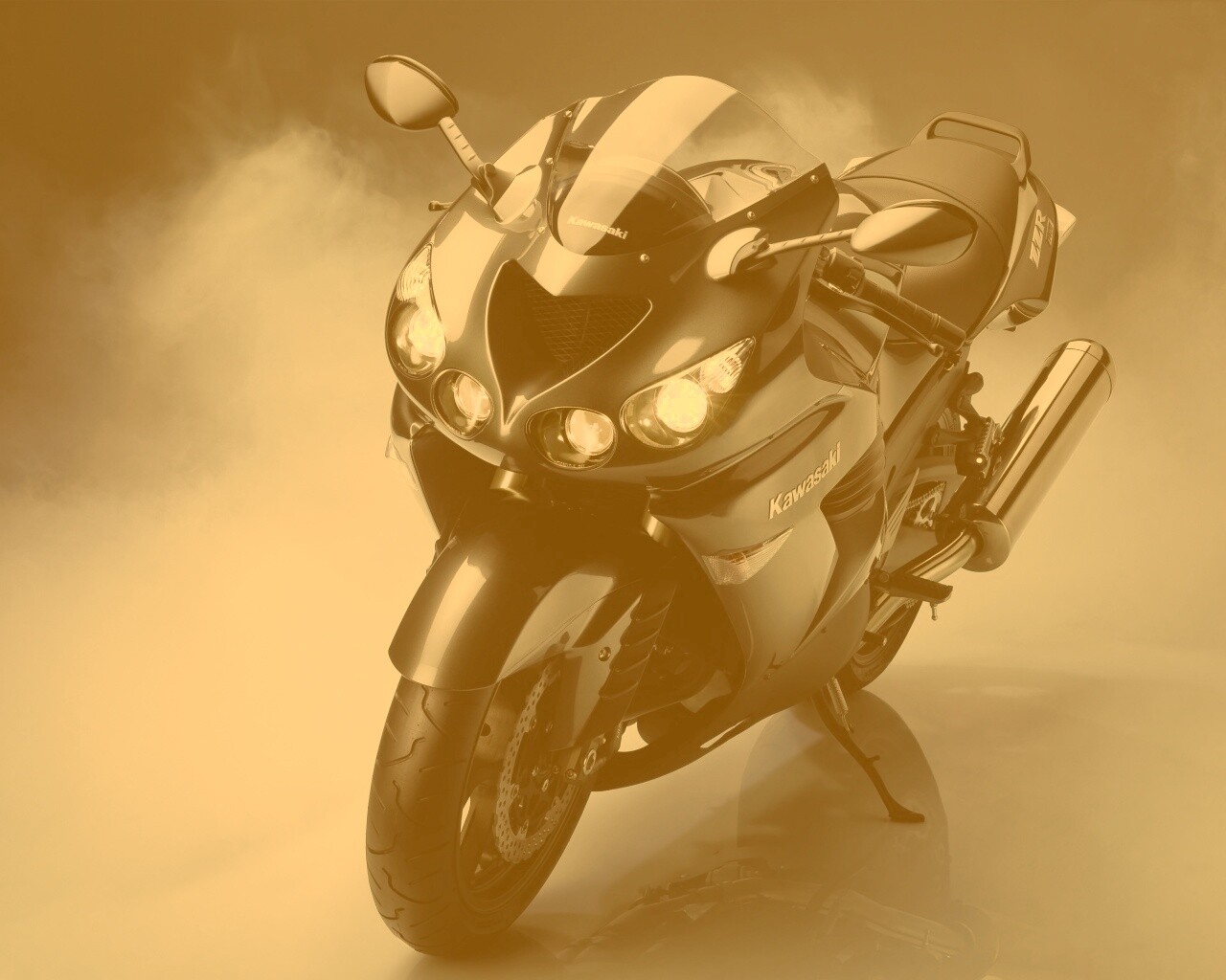 Мотоцикл Кавасаки ZX14 обои
