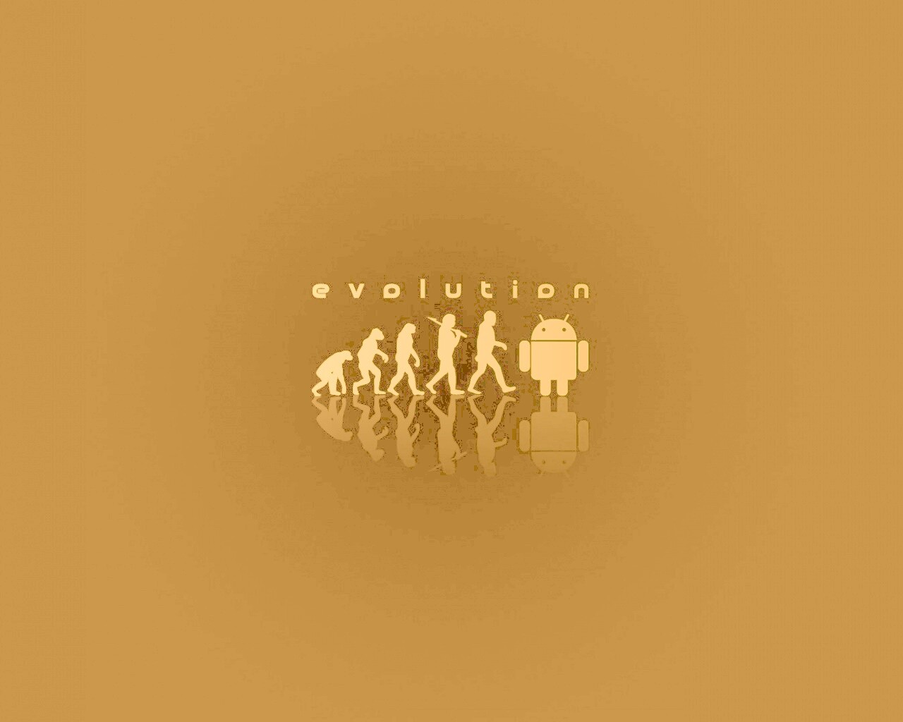 Эволюция по мнению Android обои