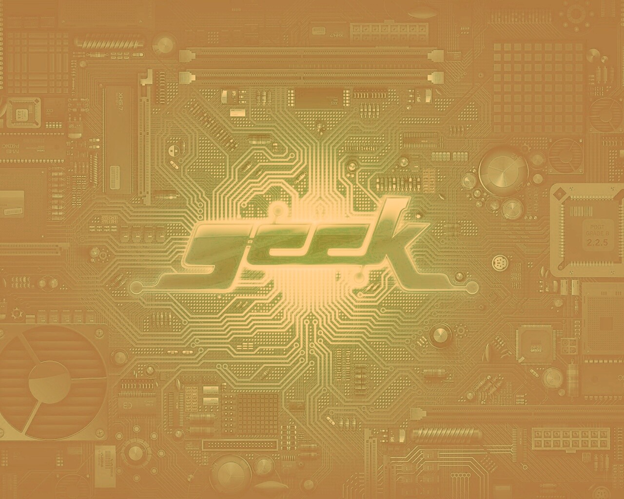 Печатная плата Geek обои
