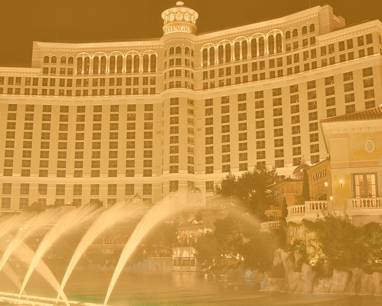 Казино Bellagio в Лас-Вегасе обои