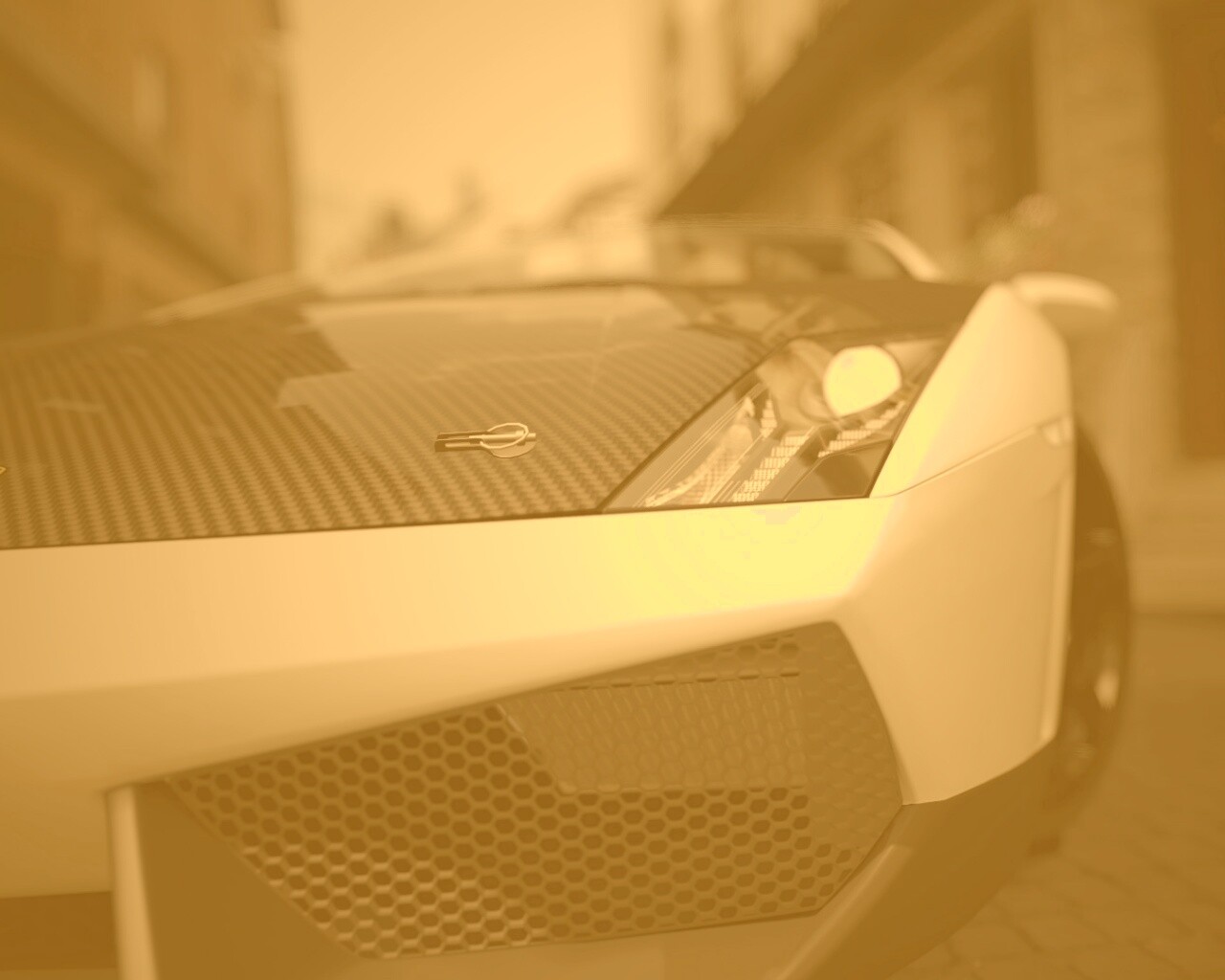 Lamborghini с карбоновым багажником обои
