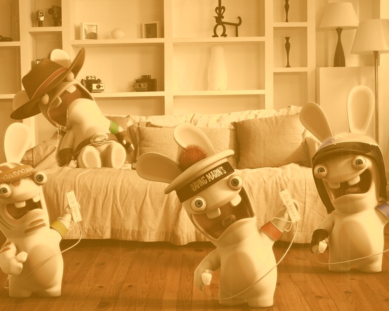 Raving Rabbids wii обои
