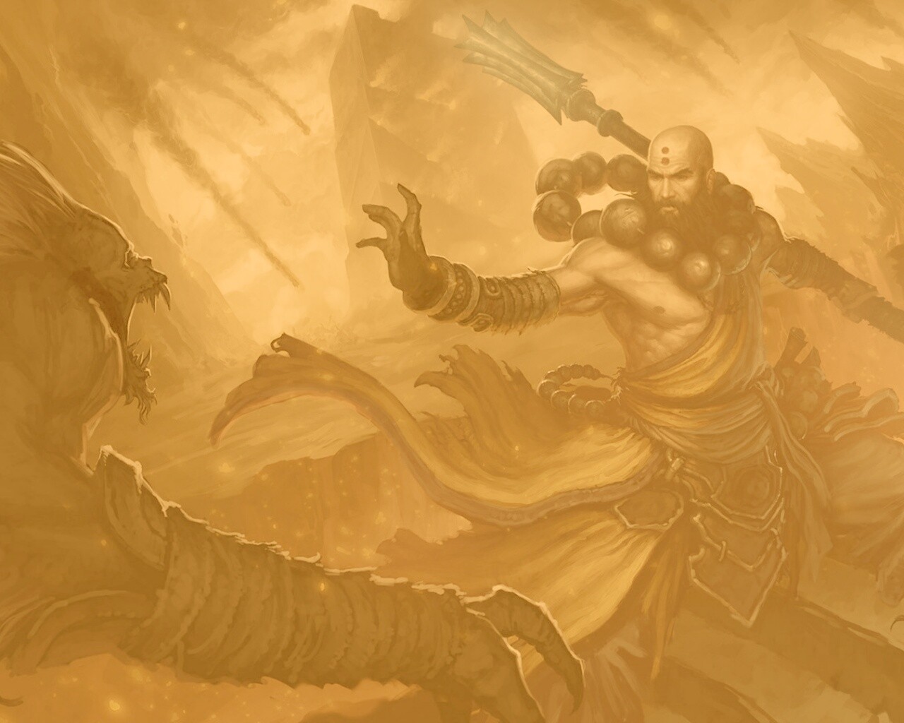 Монах из Diablo 3 обои