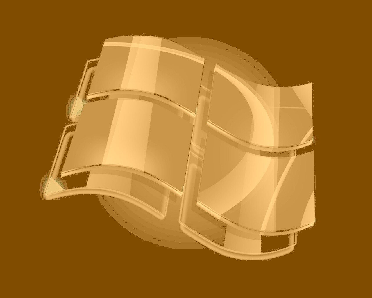 Стеклянный логотип Windows обои