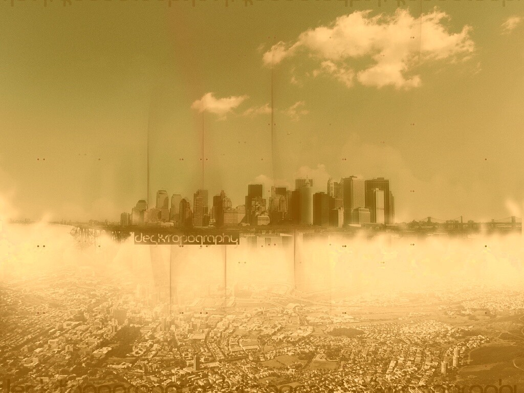 Летающий город обои