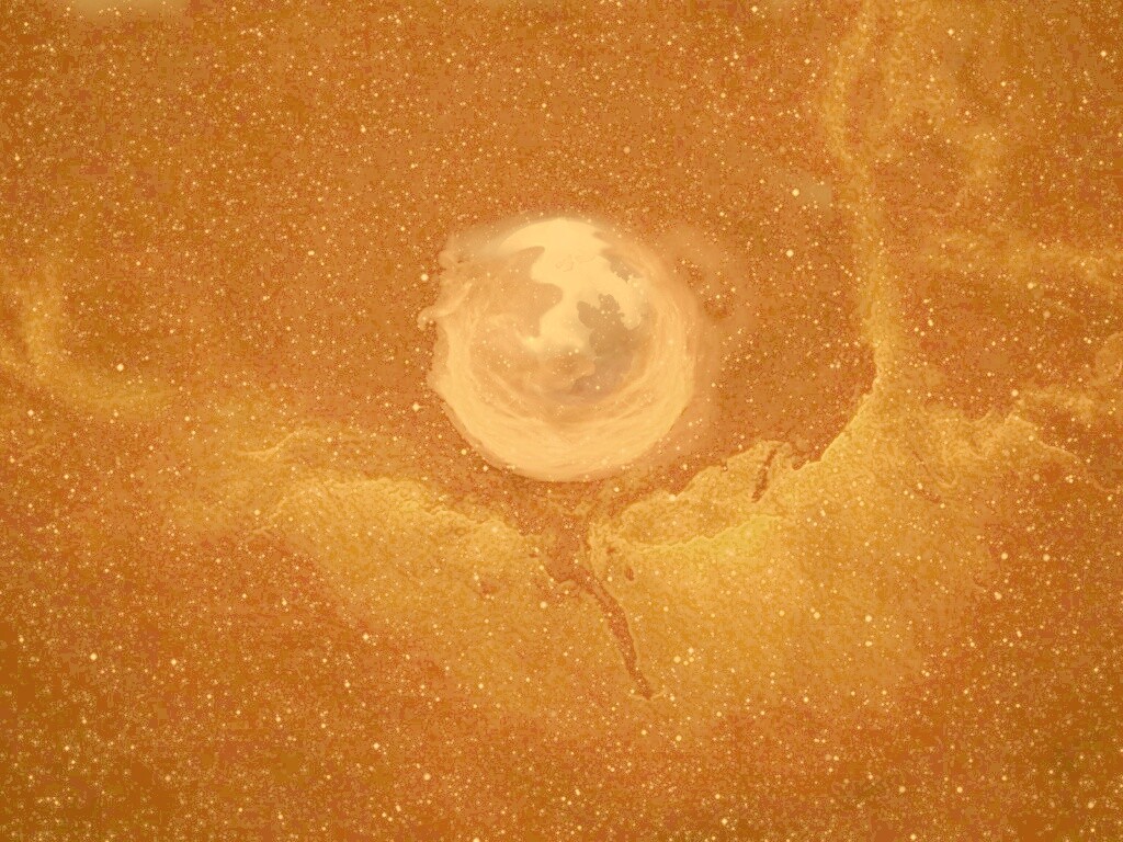 Firefox в космосе обои