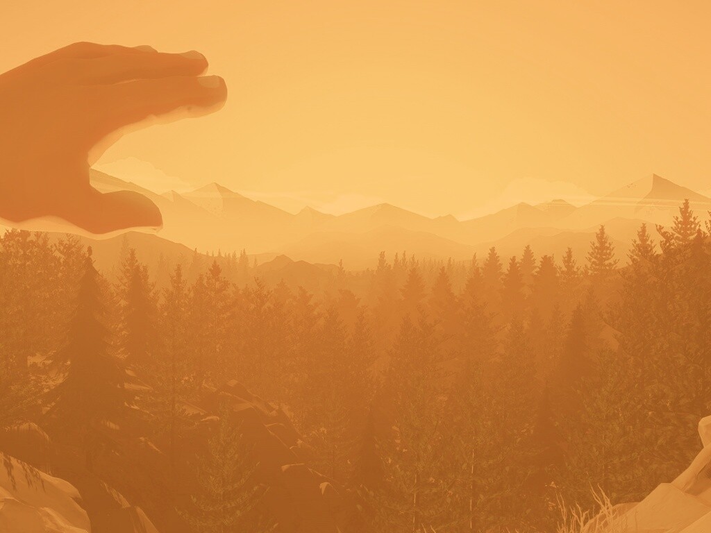 Firewatch закат обои