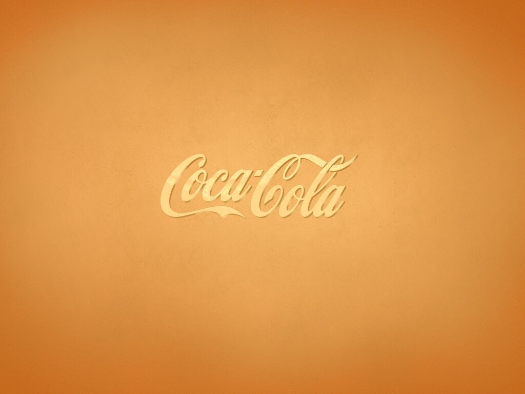 Красный логотип Coca-Cola обои