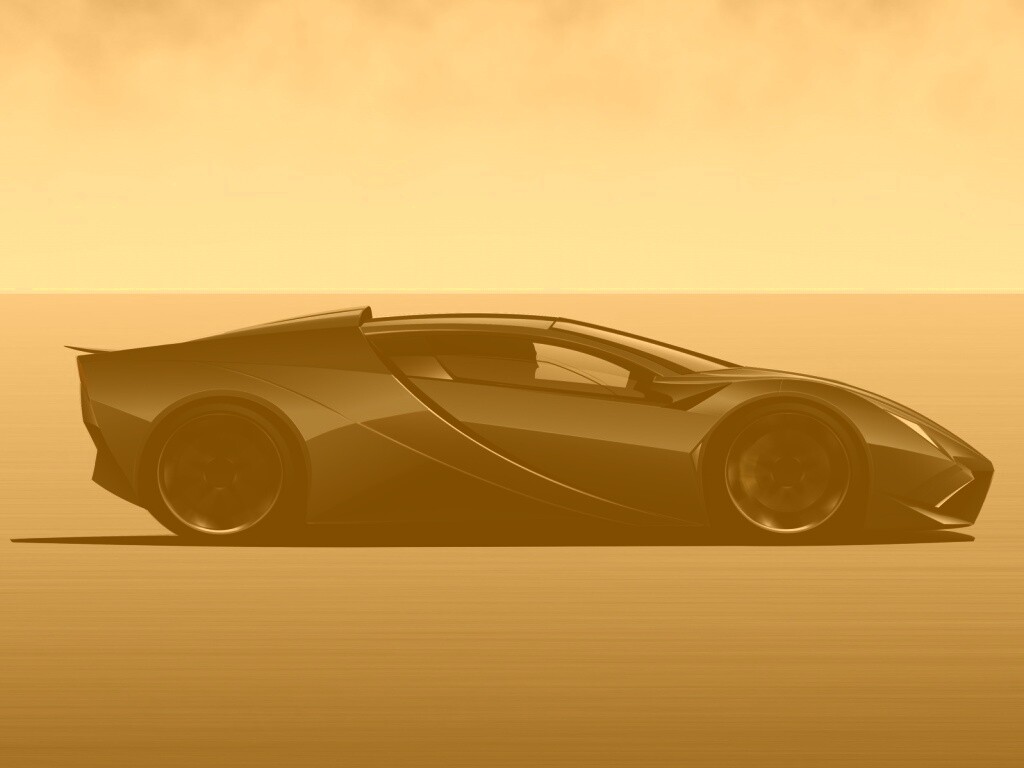 Скетч lamborghini  обои