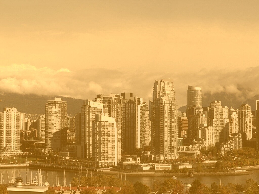 Панорама города обои