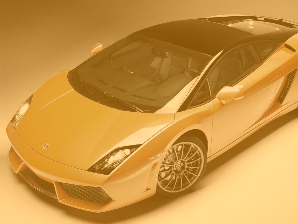 Жёлтый Lamborghini Gallardo обои