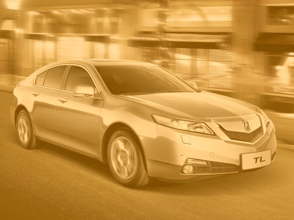 Acura в движении обои