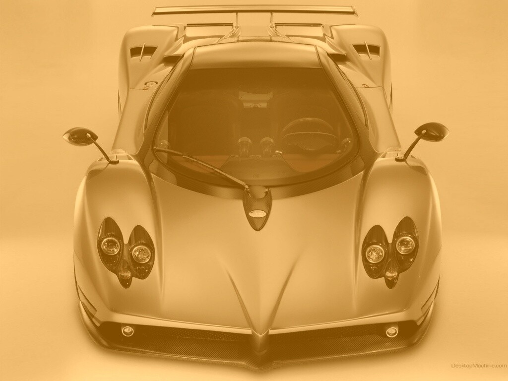 Pagani Zonda спереди обои