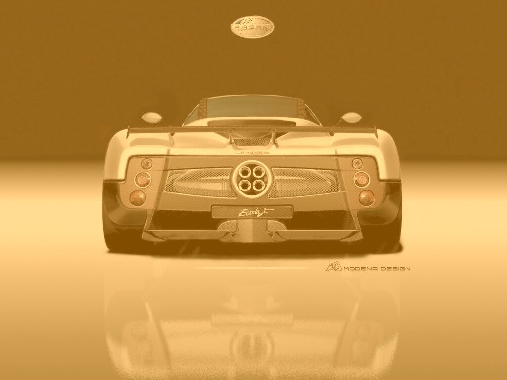Pagani Zonda рендер обои