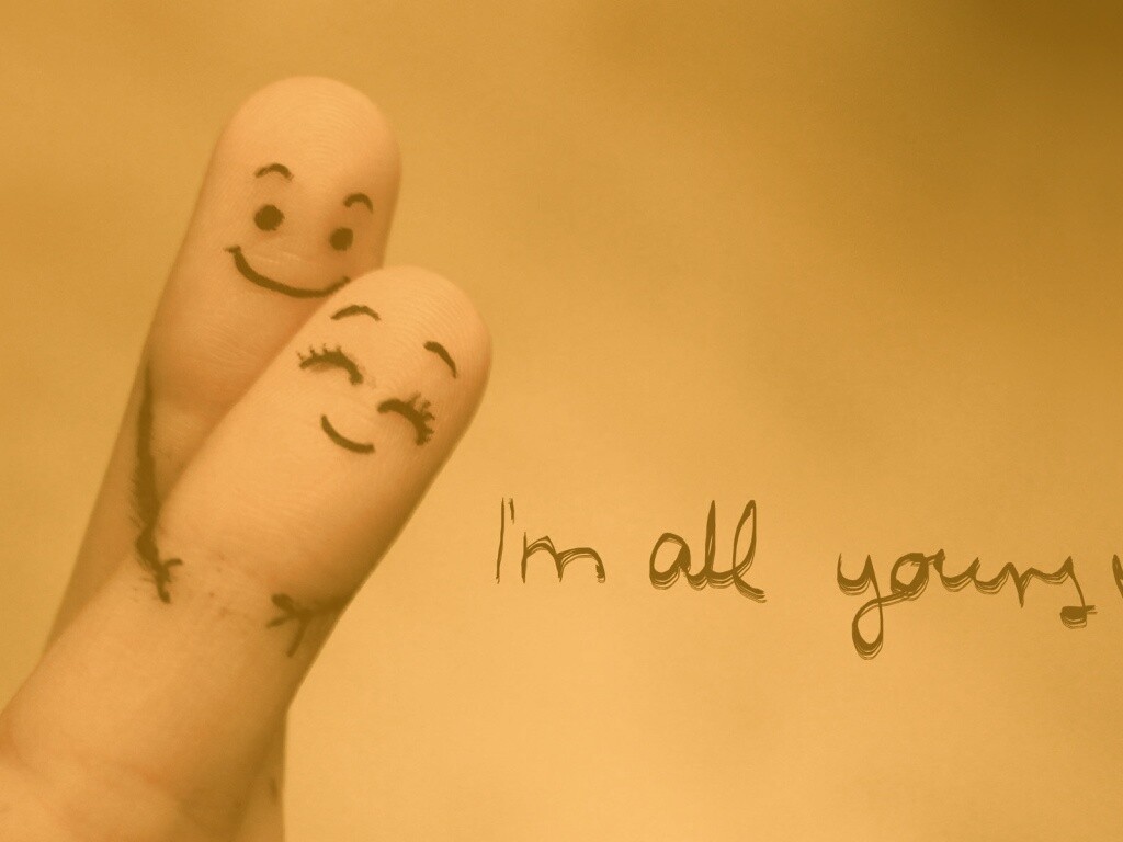 I"m all yours! обои