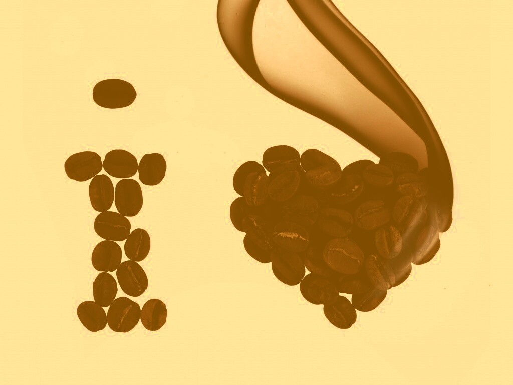 I love кофе обои