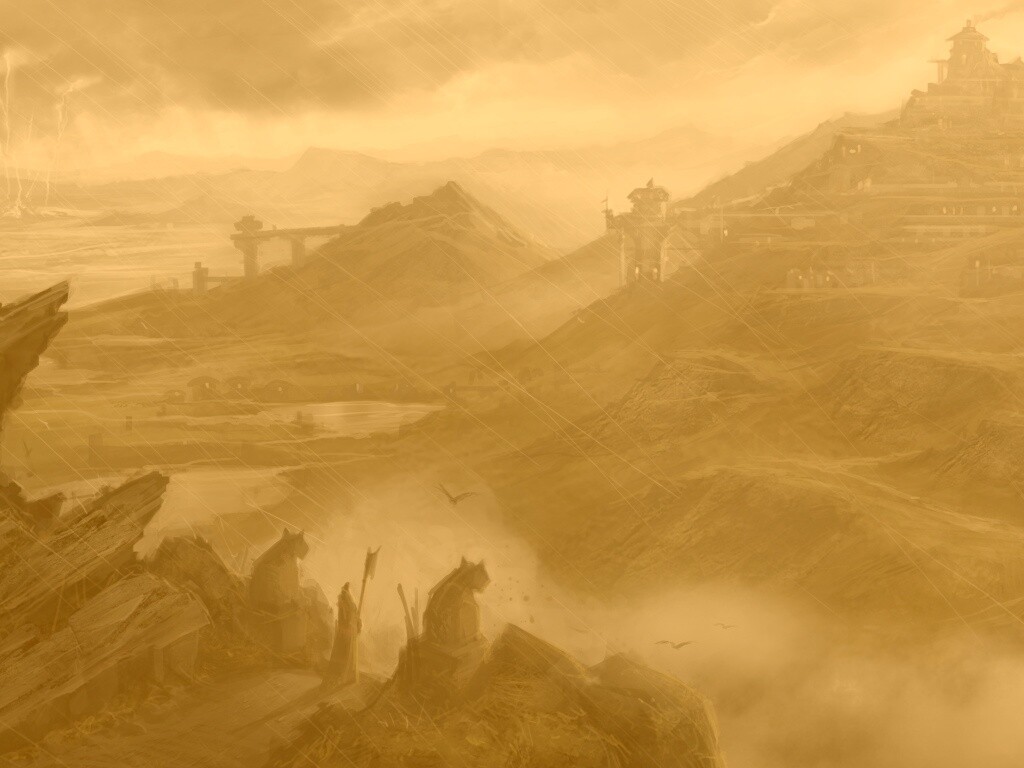 Пейзаж из Dragon Age 2 обои
